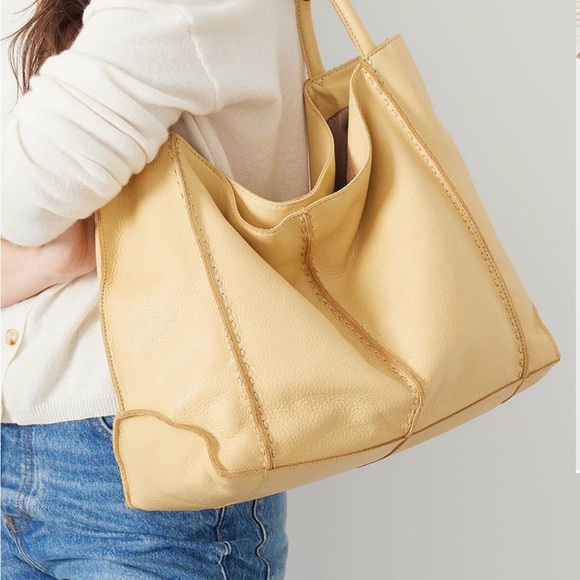 The Sak Tan Leather Tote Bag - Picture 4 of 9